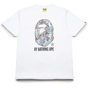 A Bathing Ape Comic Art Tee - White