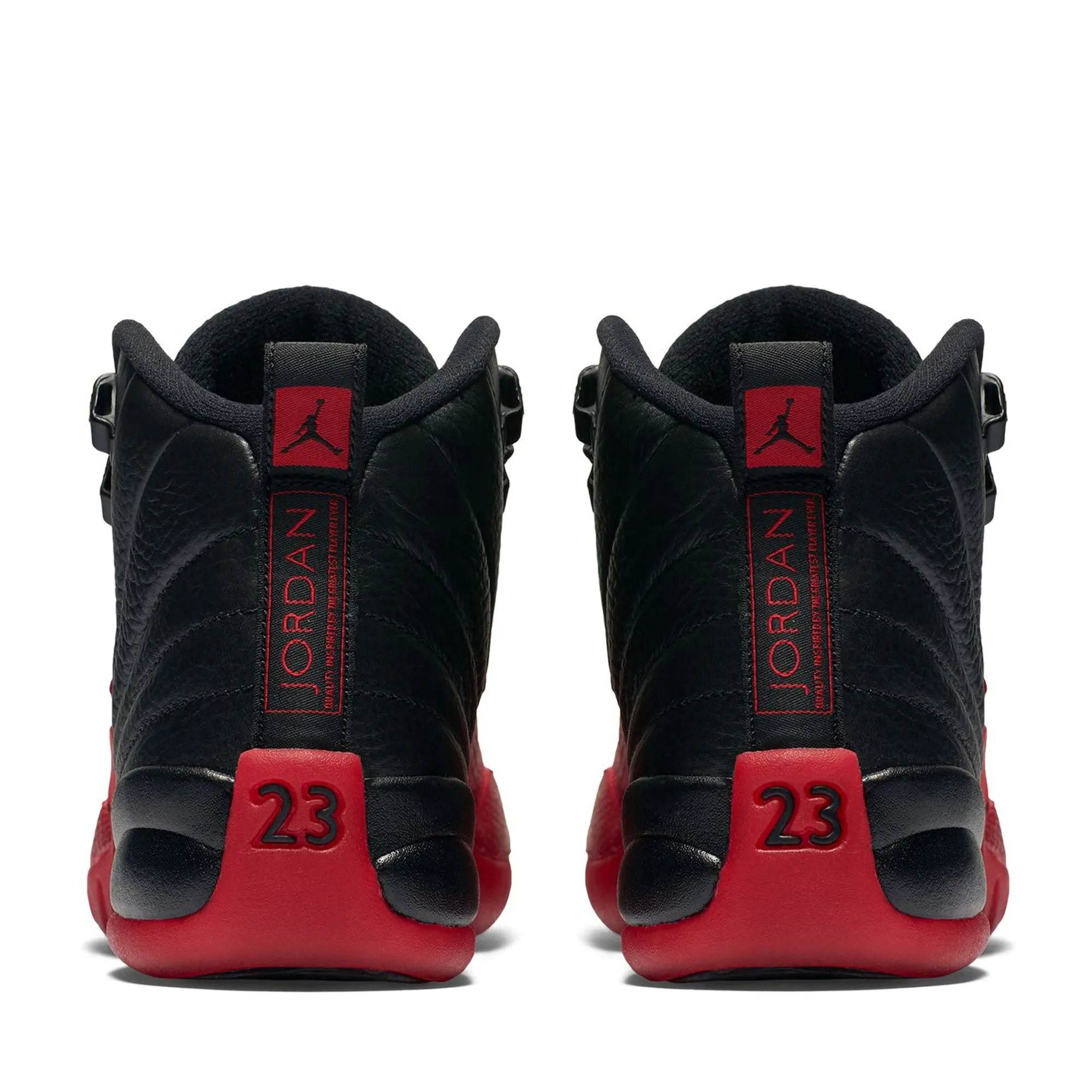 Air Jordan 12 Retro 'Flu Game' (GS) - Black/Varsity Red