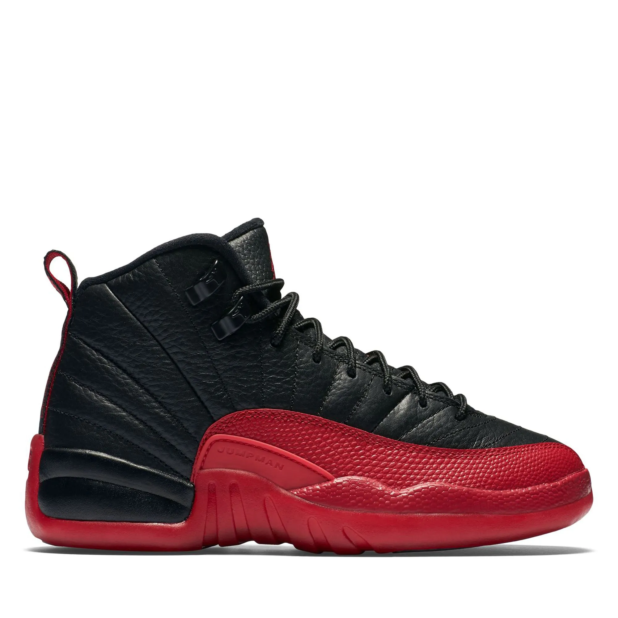 Air Jordan 12 Retro 'Flu Game' (GS) - Black/Varsity Red