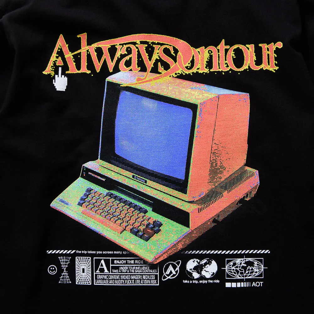 Always On Tour Hacker L/S Tee - Black