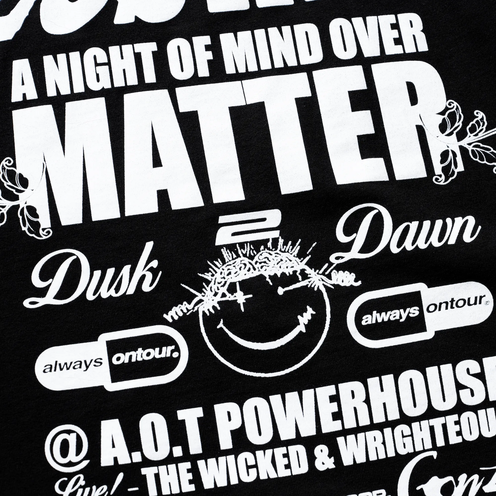 Always On Tour Mind Over Matter Tee - Black