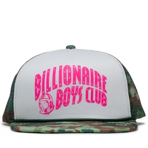 Billionaire Boys Club Camo Trucker Hat - Eden