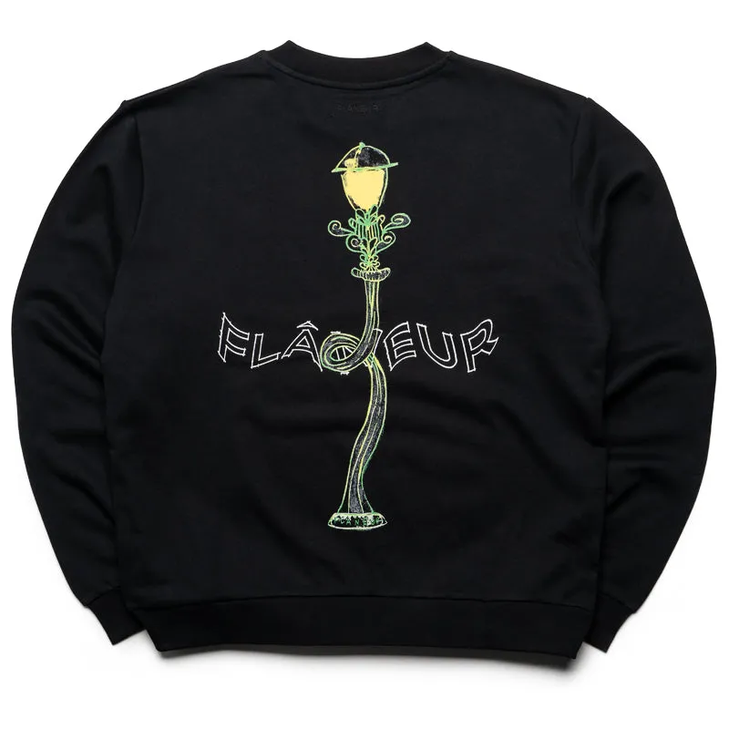 Flaneur Lantern Sweater - Black