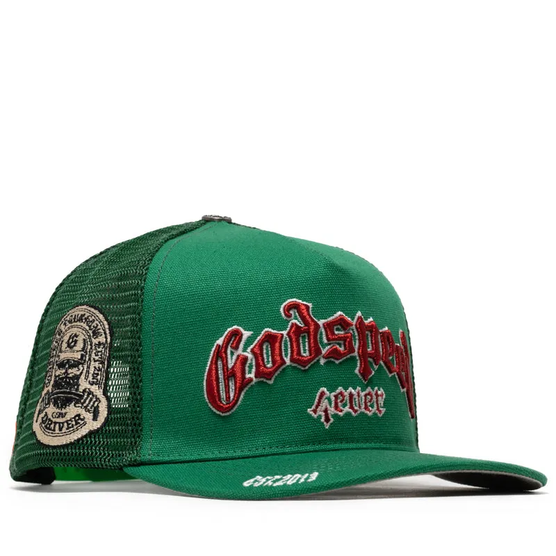 Godspeed New York GS Forever Trucker Hat - Green/Red