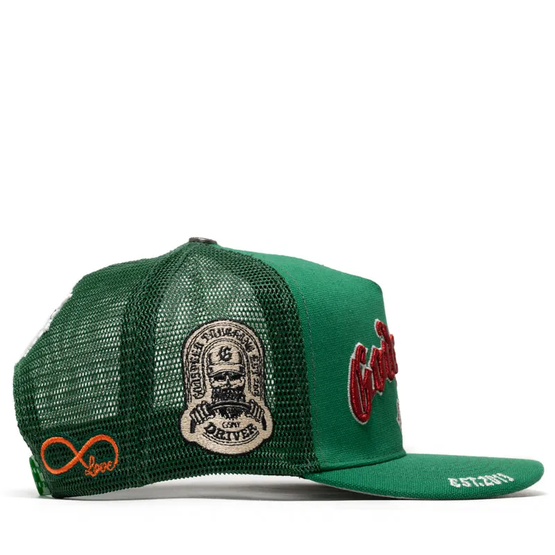 Godspeed New York GS Forever Trucker Hat - Green/Red