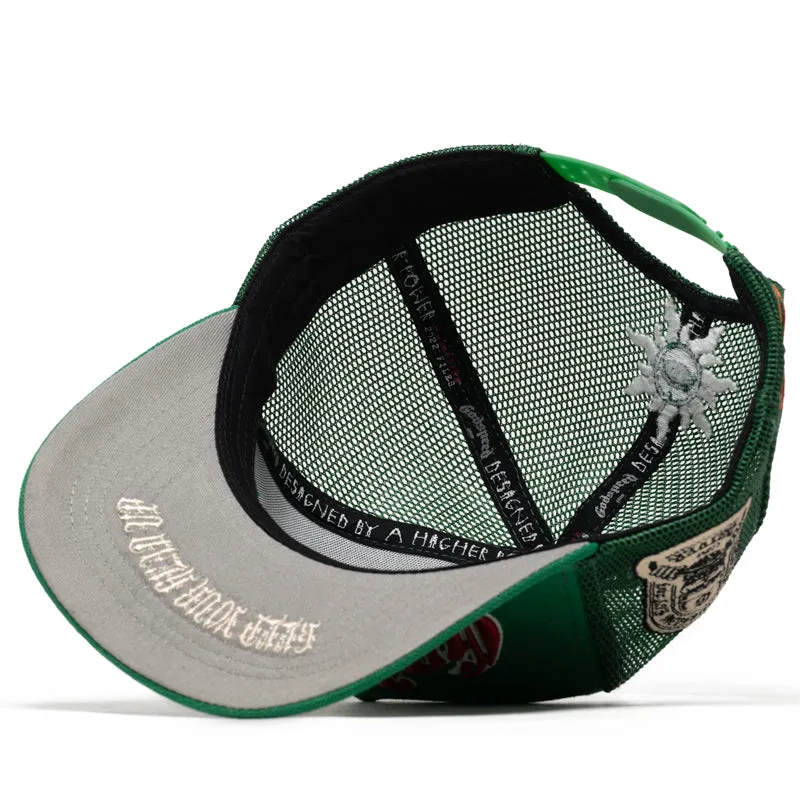 Godspeed New York GS Forever Trucker Hat - Green/Red