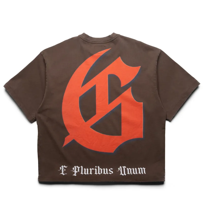 Godspeed New York Sunset Blvd Tee - Brown