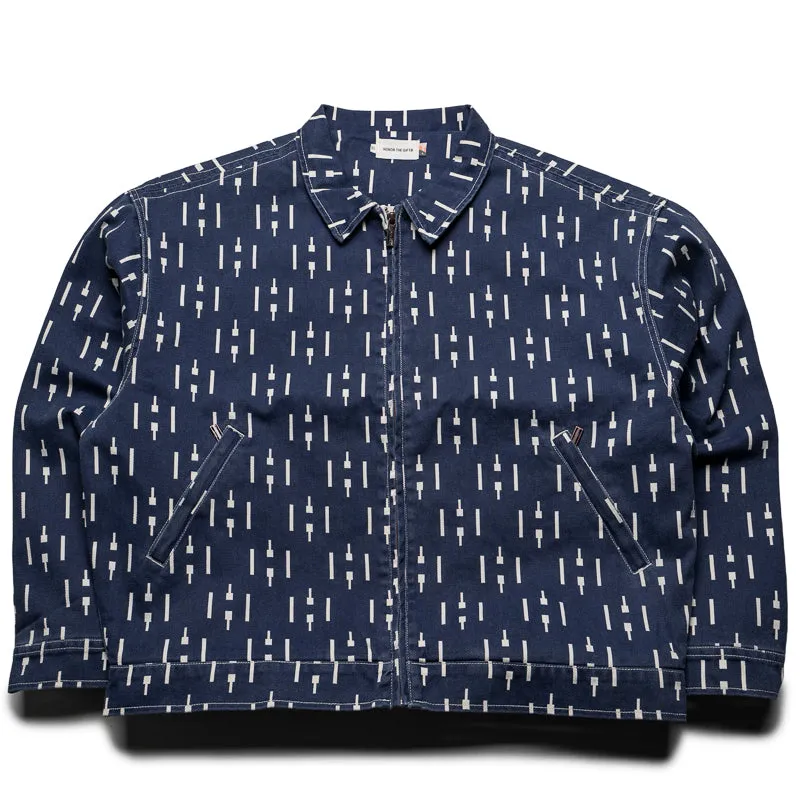 Honor The Gift Denim Riding Jacket - Navy