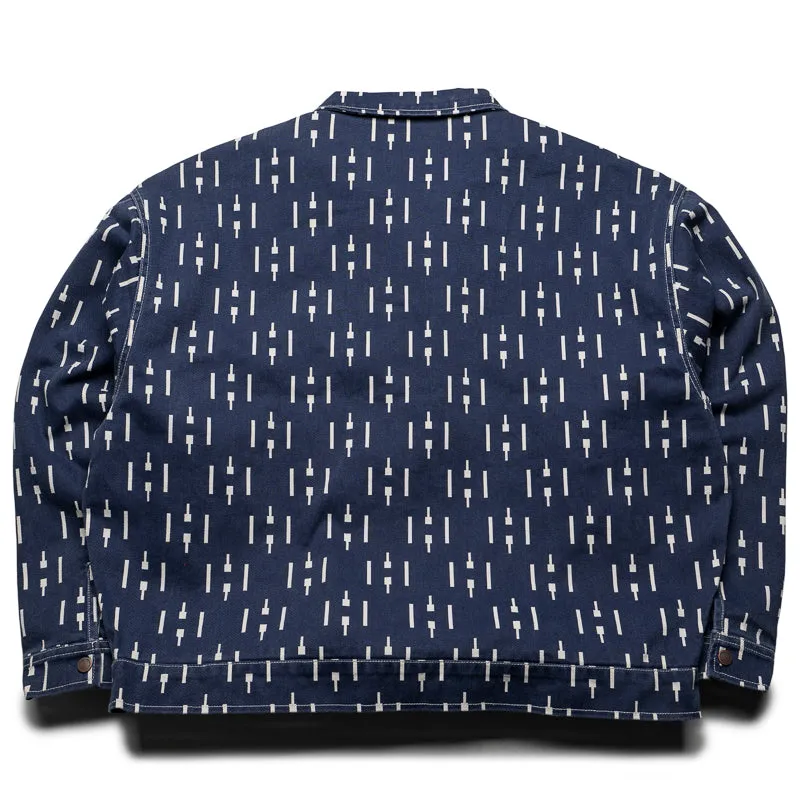 Honor The Gift Denim Riding Jacket - Navy