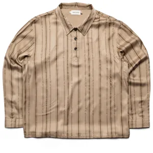 Honor The Gift Honor Stripe L/S Henley - Tan