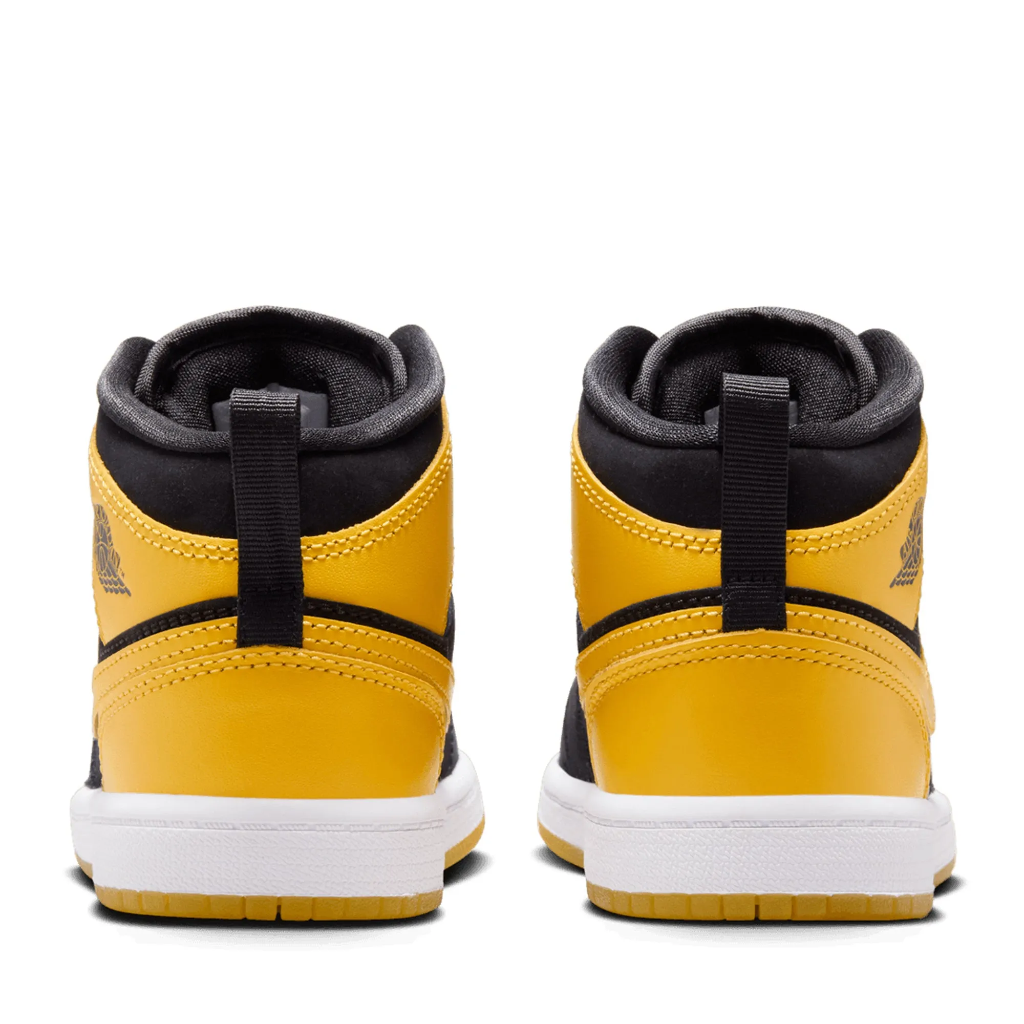 Jordan 1 Mid SE (PS) - Black/Varsity Maize