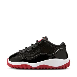 Jordan 11 Retro Low 'Bred' (TD) - Black/Varsity Red
