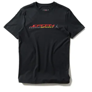 Jordan Crew-Neck Tee - Off Noir/Fire Red