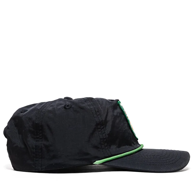 Malbon Golf Vacation Club Nylon Rope Hat - Black