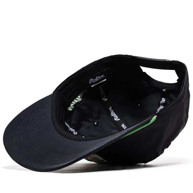 Malbon Golf Vacation Club Nylon Rope Hat - Black