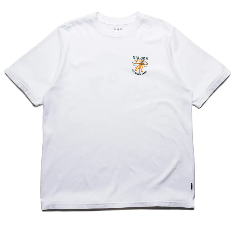 Malbon Golf Vacation Club Tee - White