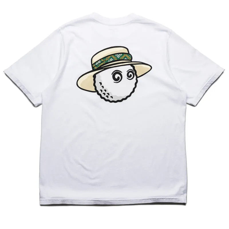 Malbon Golf Vacation Club Tee - White