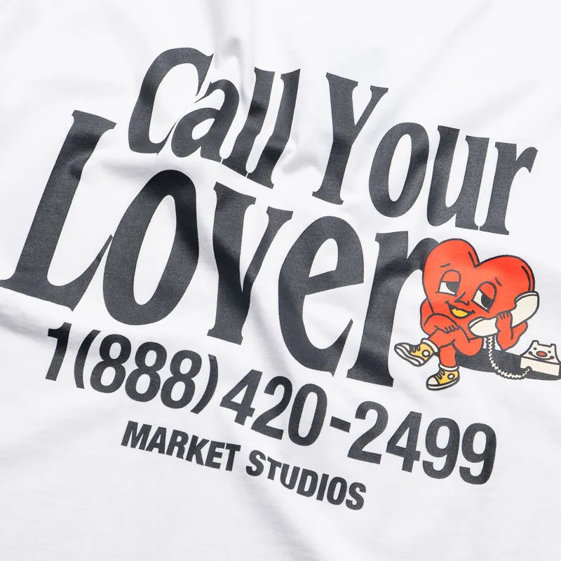 Market Call Your Lover Tee - White