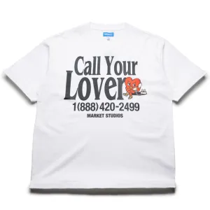 Market Call Your Lover Tee - White