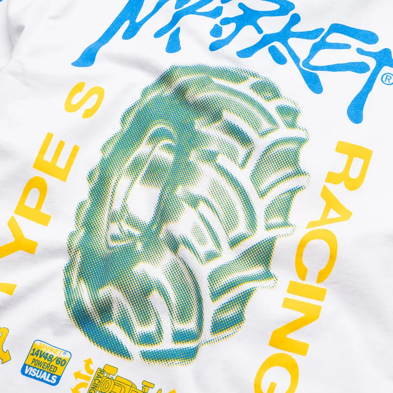 Market Loud Pipes L/S Tee - White