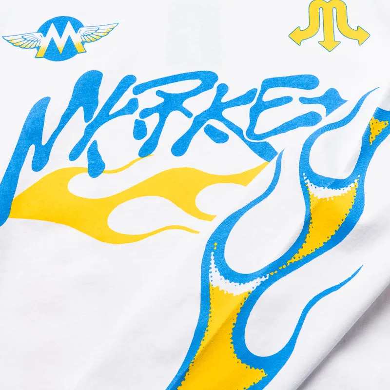 Market Loud Pipes L/S Tee - White