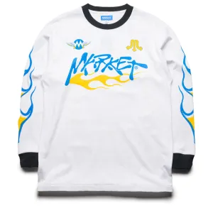 Market Loud Pipes L/S Tee - White
