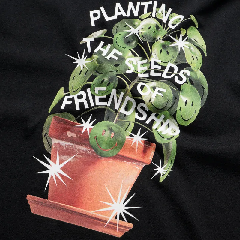 Market Smiley Seeds Of Friendship Tee - Black