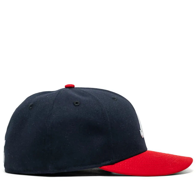 New Era x Politics Atlanta Braves 59FIFTY Fitted Hat - Navy/Scarlet