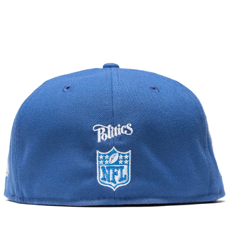 New Era x Politics Detroit Lions 59FIFTY Fitted - Indigo