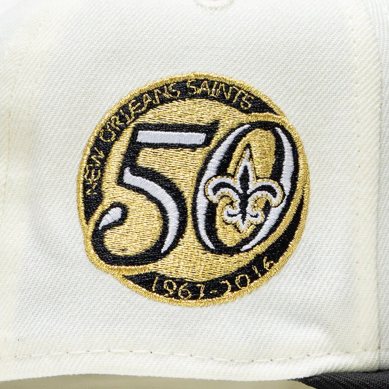 New Era x Politics New Orleans Saints 59FIFTY Fitted - Chrome/Black