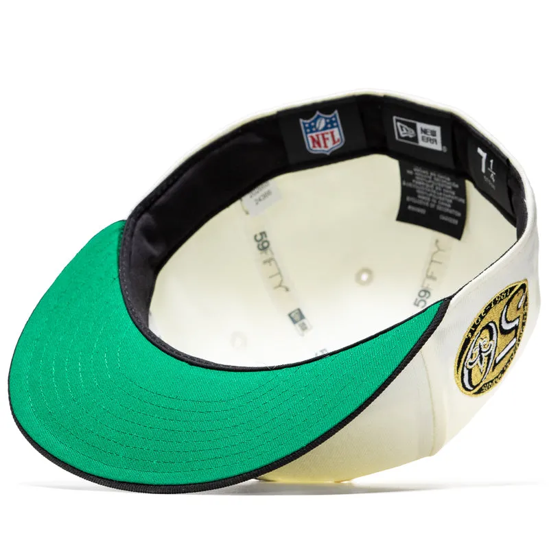 New Era x Politics New Orleans Saints 59FIFTY Fitted - Chrome/Black