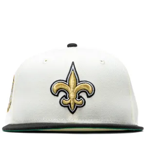 New Era x Politics New Orleans Saints 59FIFTY Fitted - Chrome/Black