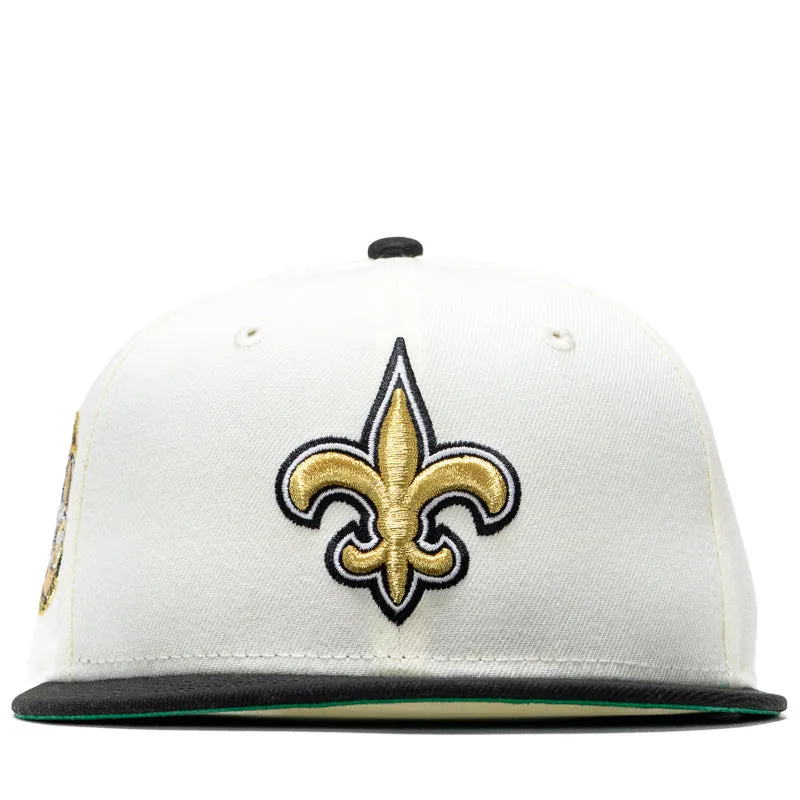 New Era x Politics New Orleans Saints 59FIFTY Fitted - Chrome/Black