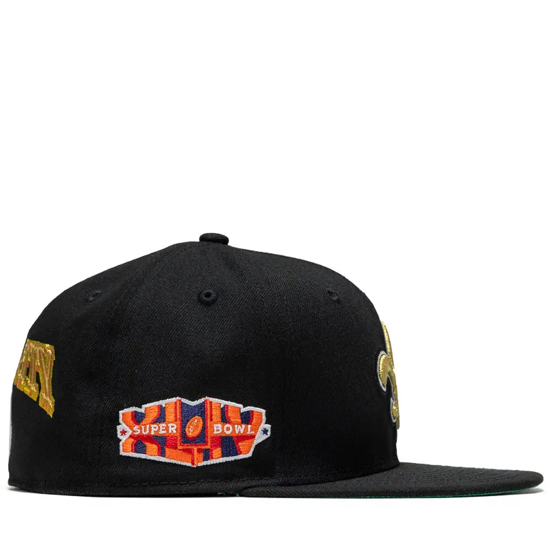 New Era x Politics New Orleans Saints 59FIFTY Fitted 'Tha City' - Black