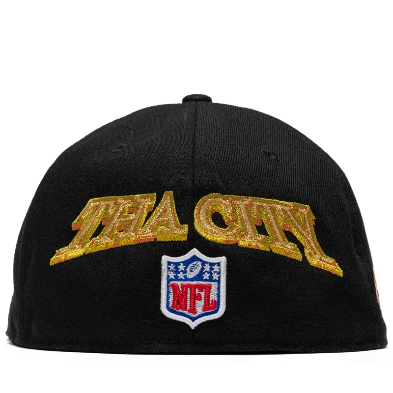 New Era x Politics New Orleans Saints 59FIFTY Fitted 'Tha City' - Black
