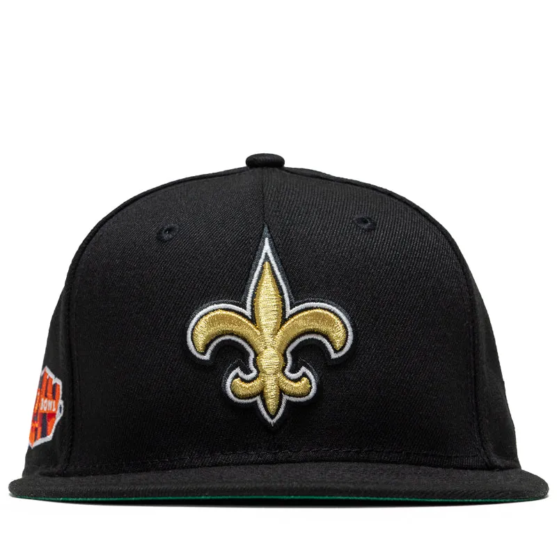 New Era x Politics New Orleans Saints 59FIFTY Fitted 'Tha City' - Black