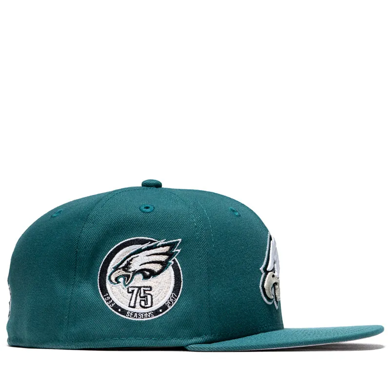 New Era x Politics Philadelphia Eagles 59FIFTY Fitted - Pine Green