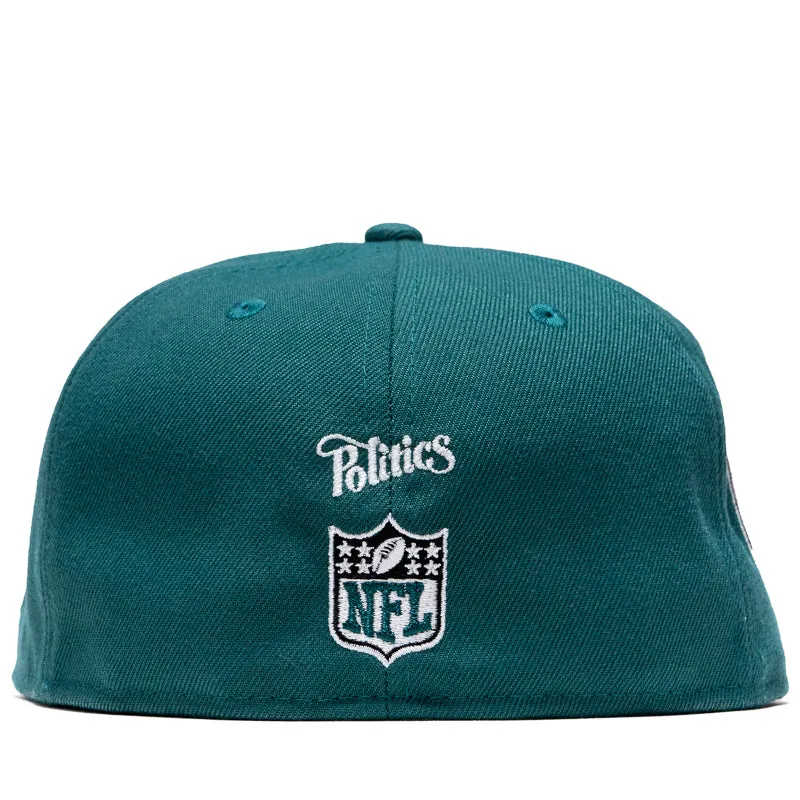 New Era x Politics Philadelphia Eagles 59FIFTY Fitted - Pine Green
