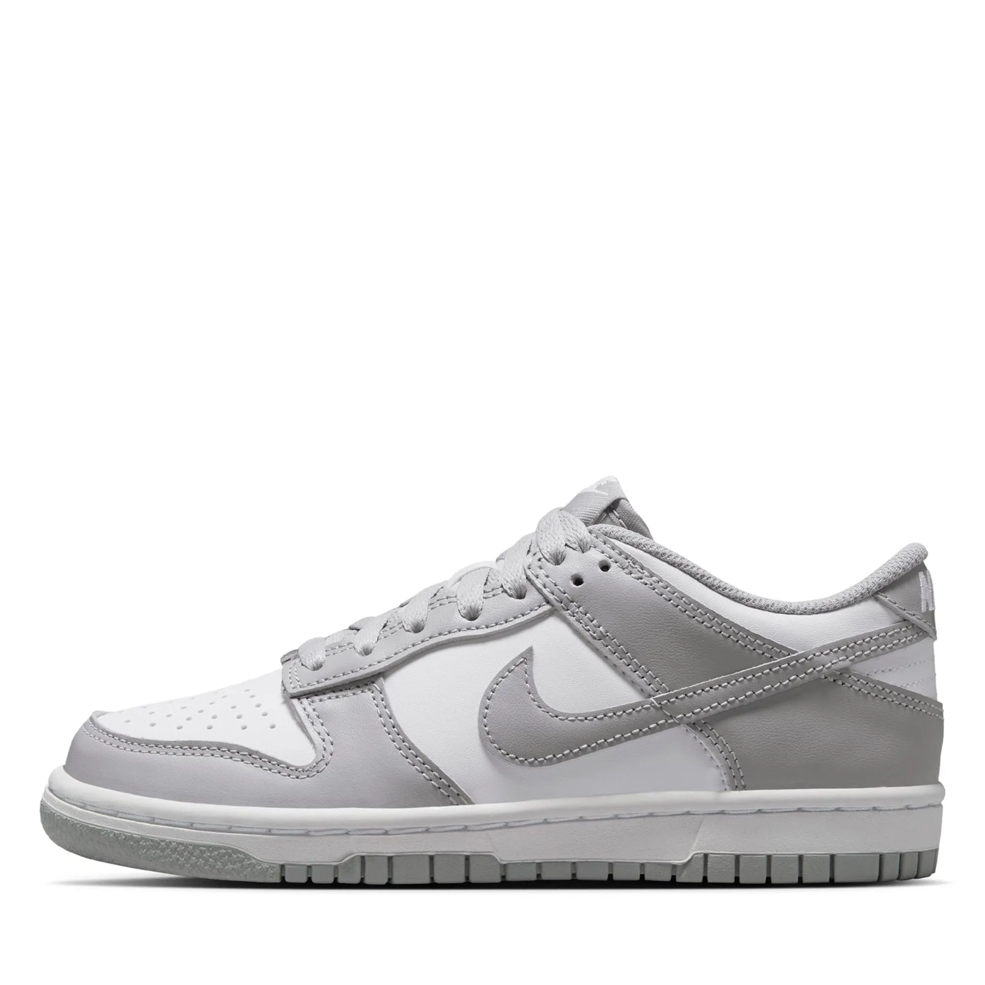 Nike Dunk Low (GS) - White/Light Smoke Grey