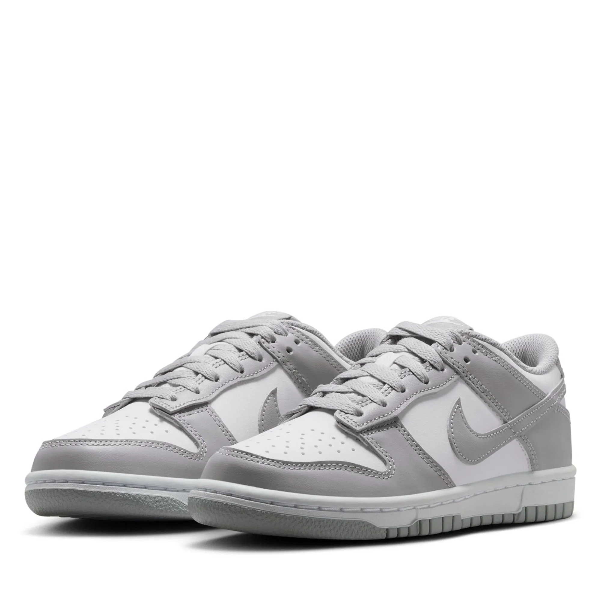 Nike Dunk Low (GS) - White/Light Smoke Grey