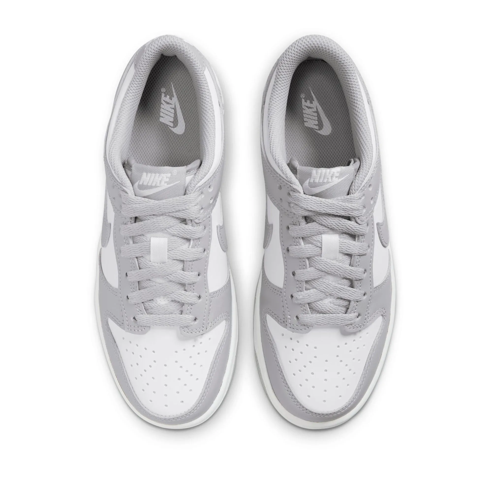 Nike Dunk Low (GS) - White/Light Smoke Grey