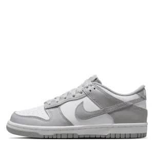 Nike Dunk Low (GS) - White/Light Smoke Grey