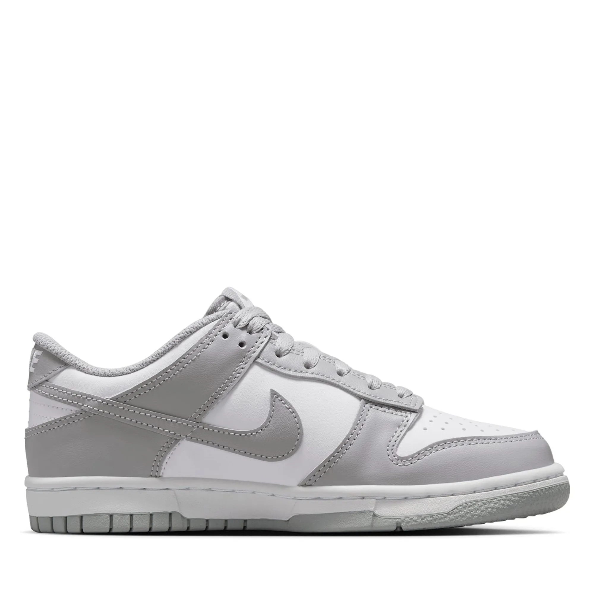 Nike Dunk Low (GS) - White/Light Smoke Grey