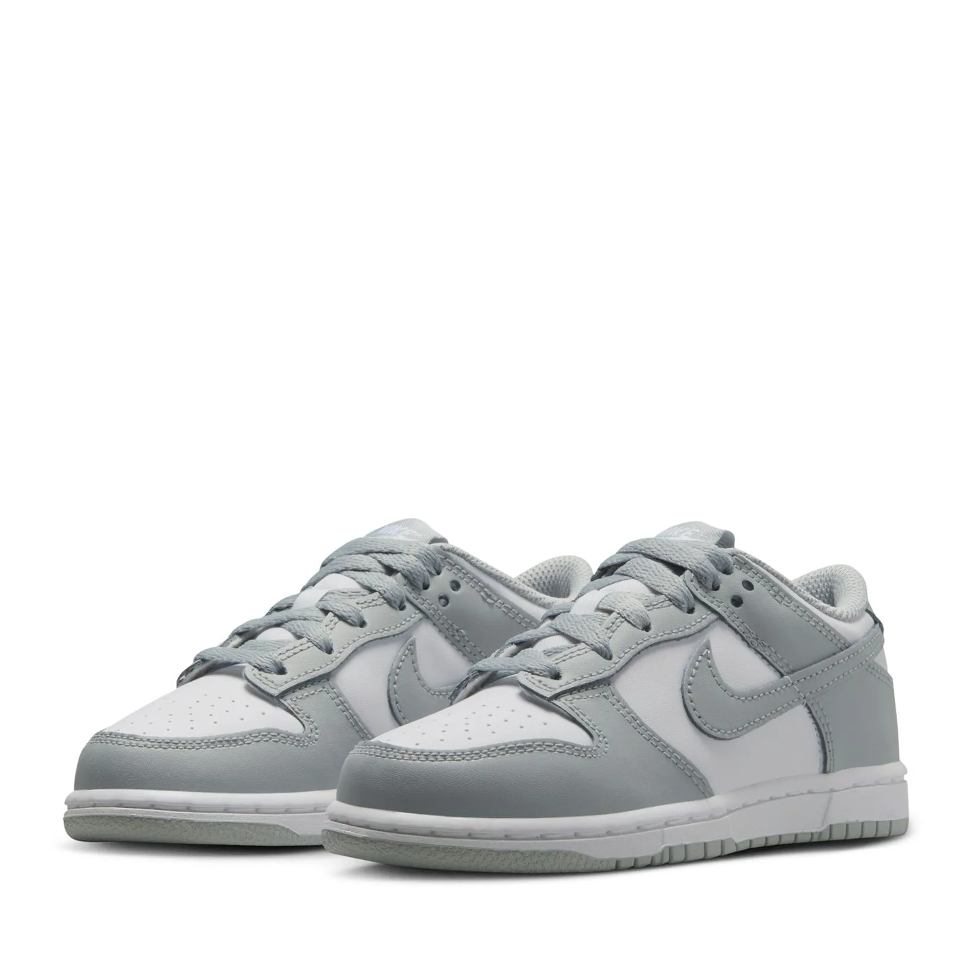 Nike Dunk Low (PS) - White/Light Smoke Grey
