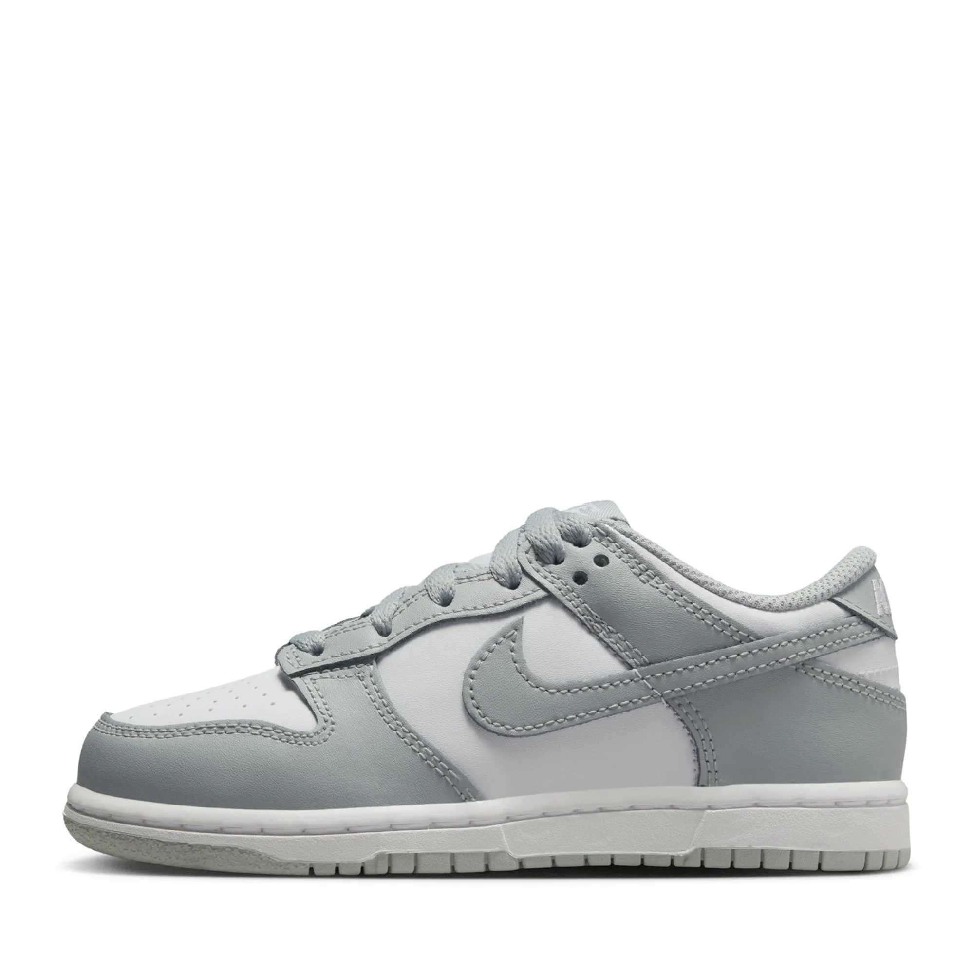 Nike Dunk Low (PS) - White/Light Smoke Grey