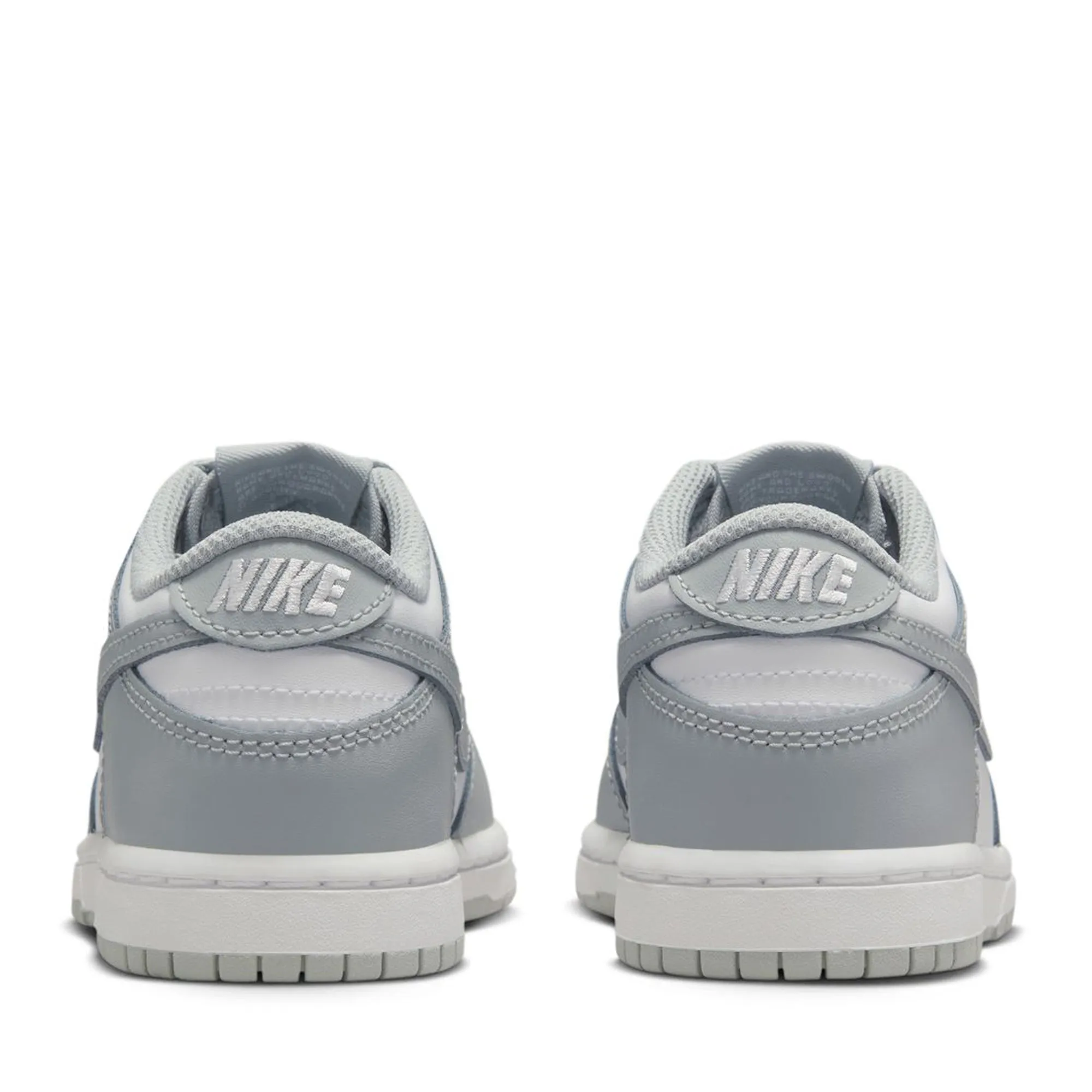 Nike Dunk Low (PS) - White/Light Smoke Grey