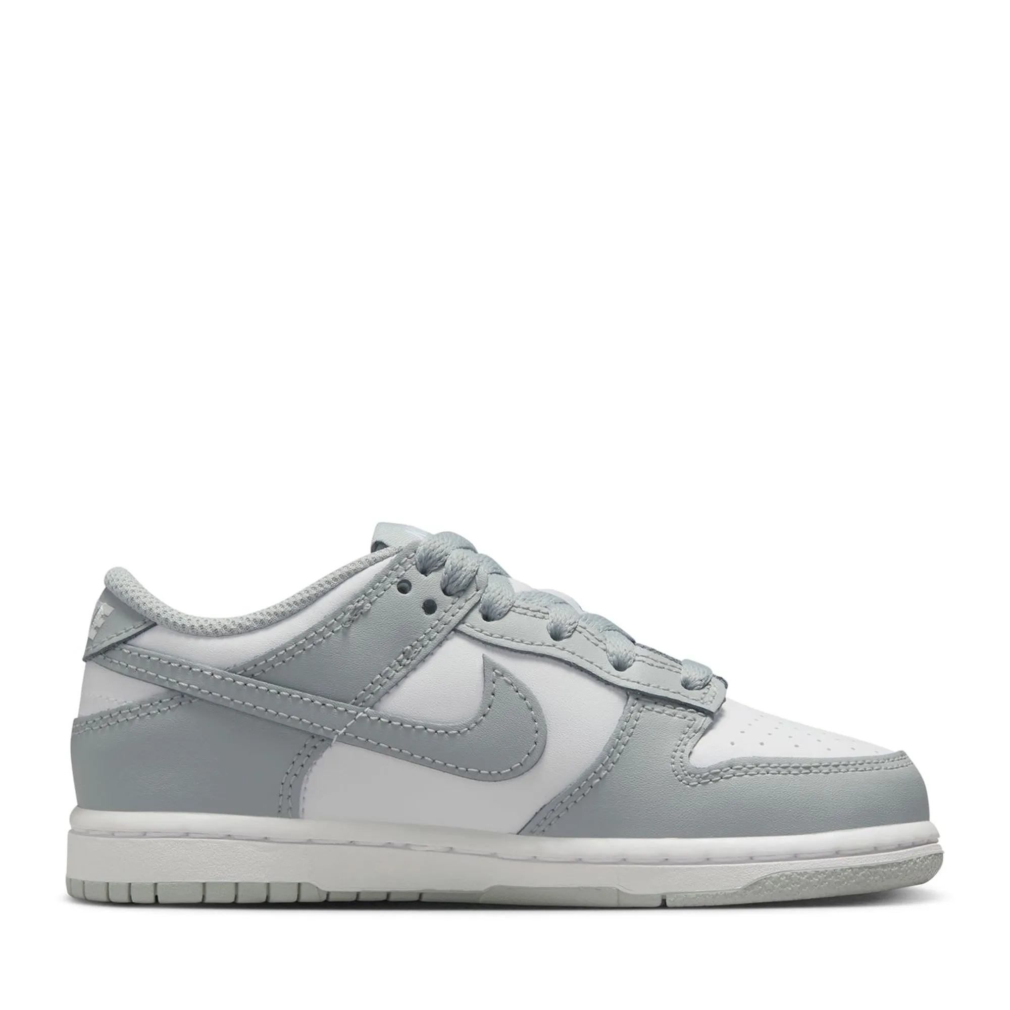 Nike Dunk Low (PS) - White/Light Smoke Grey
