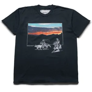 One Of These Days In Another Time Tee - Washed Black
