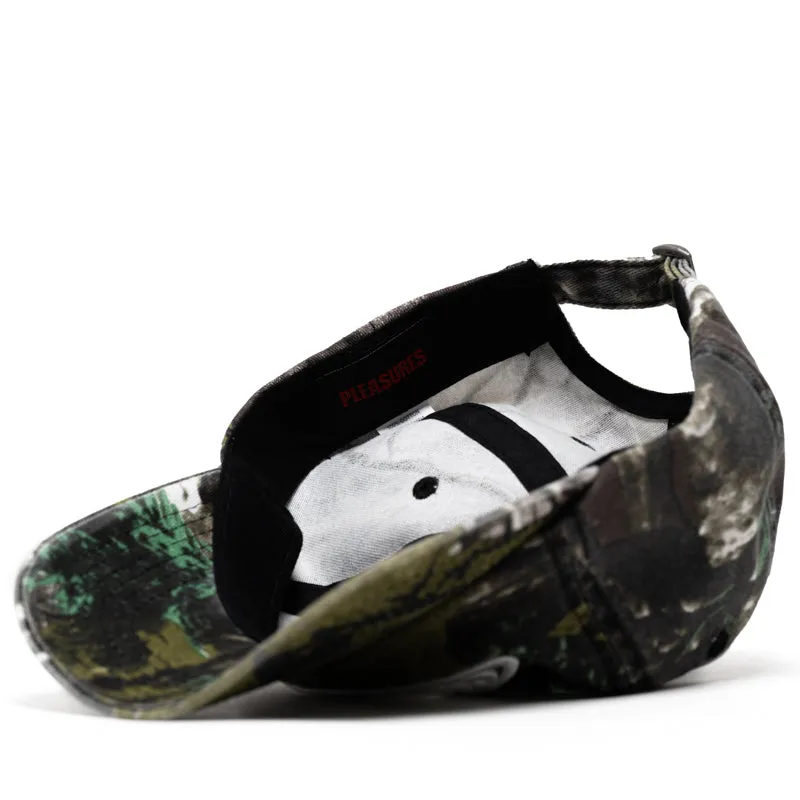 Pleasures Bubble Logo Polo Cap - Camo