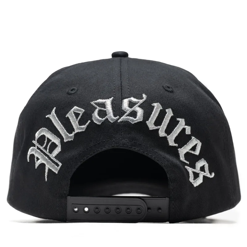 Pleasures Throwback Snapback - Black